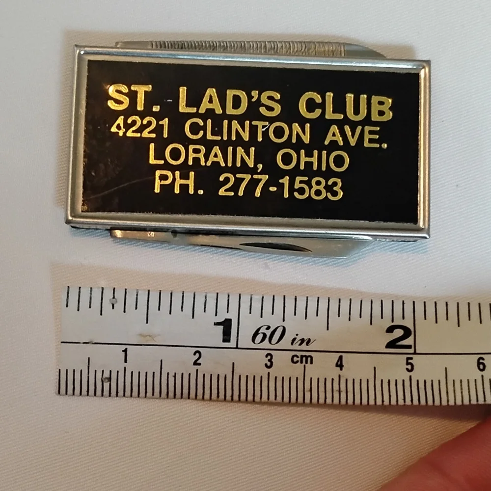 Vintage Wallet Nail Cleaner And File Accesory